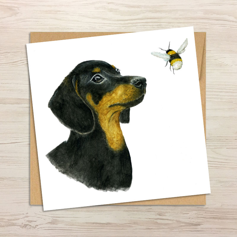 card-and-envelope-dachshund-and-bee_118319172
