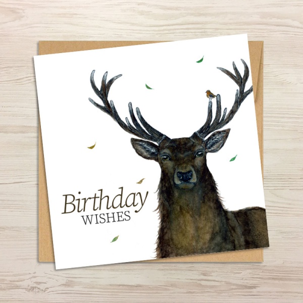 card-and-envelope-deer-and-robin_991229519